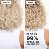 Kérastase Blond Absolu Blonde Guard 190ml – before and after blonde curly hair results